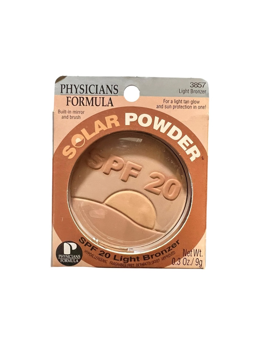 Physicians Formula Solar Powder Light Bronzer 0.3oz / 9g RARE. Discontinued. HTF